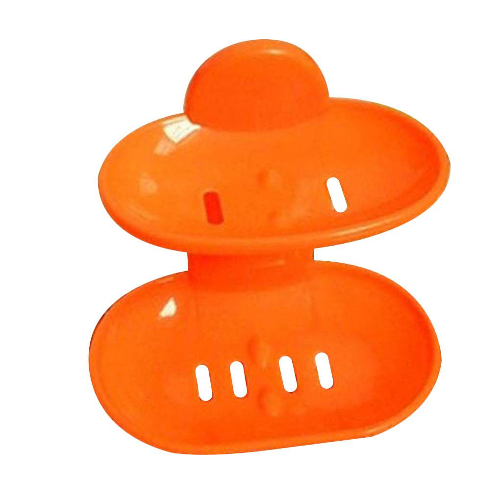 Podwójna mydelniczka mocna przyssawka mydelniczka ścienna piętrowa wanna robić przechowywania wody robić kuchni akcesoria łazienkowe