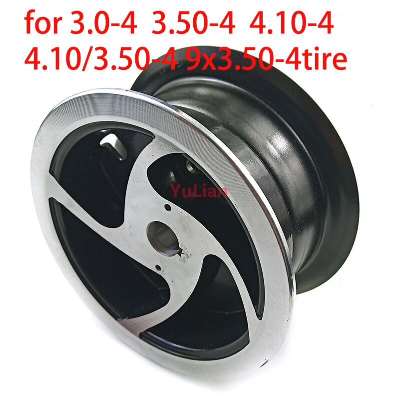 4 Inch 4.10/3.50-4 9x3.50-4 3.00-4 Hub Aluminium Alloy Wheel Rims Keyway Bearing Hub for MiNi Moto,ATV&Go Kart Electric Scooter: 17mm inner hole