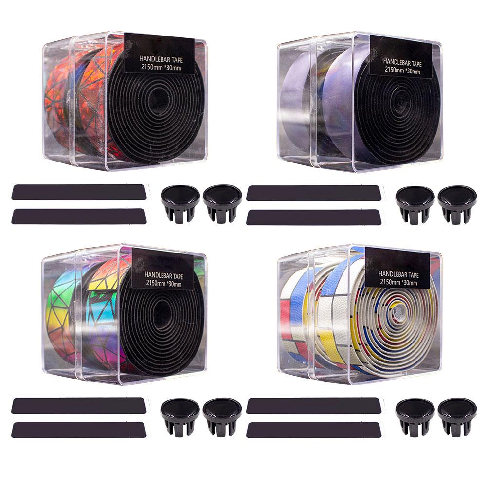 Fiets Anti-Slip Stuur Band Met Kleurverloop Fietsstuur Met Dode Snelheid Bandjes Fietsstuur Bescherming Riem