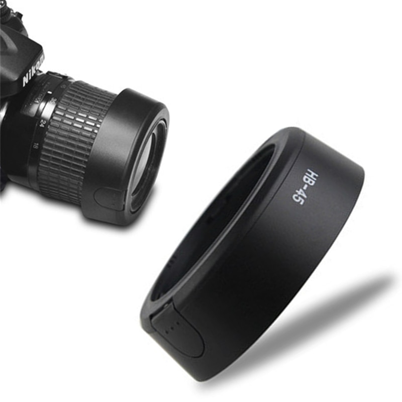 Cilinder Zonnekap Vervangen HB-45 Voor Nikon AF-S Dx Nikkor 18-55 Mm F/3.5-5.6G vr/18-55 Mm F3.5-5.6G Vr HB45 Hb 45