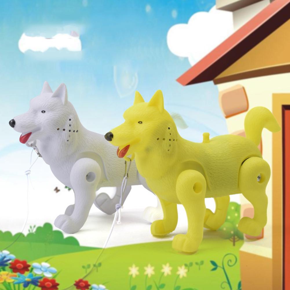 Funny Dog Squirrel Animal Musical Lighting with Leash Walking Doll Kids Toy