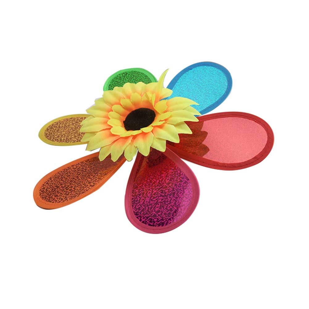 Grappig Speelgoed Diy Kleurrijke Jumpsuits Zonnebloem Windmolen Voor Kinderen Outdoor Activiteiten En Tuin Decor Voor Kids