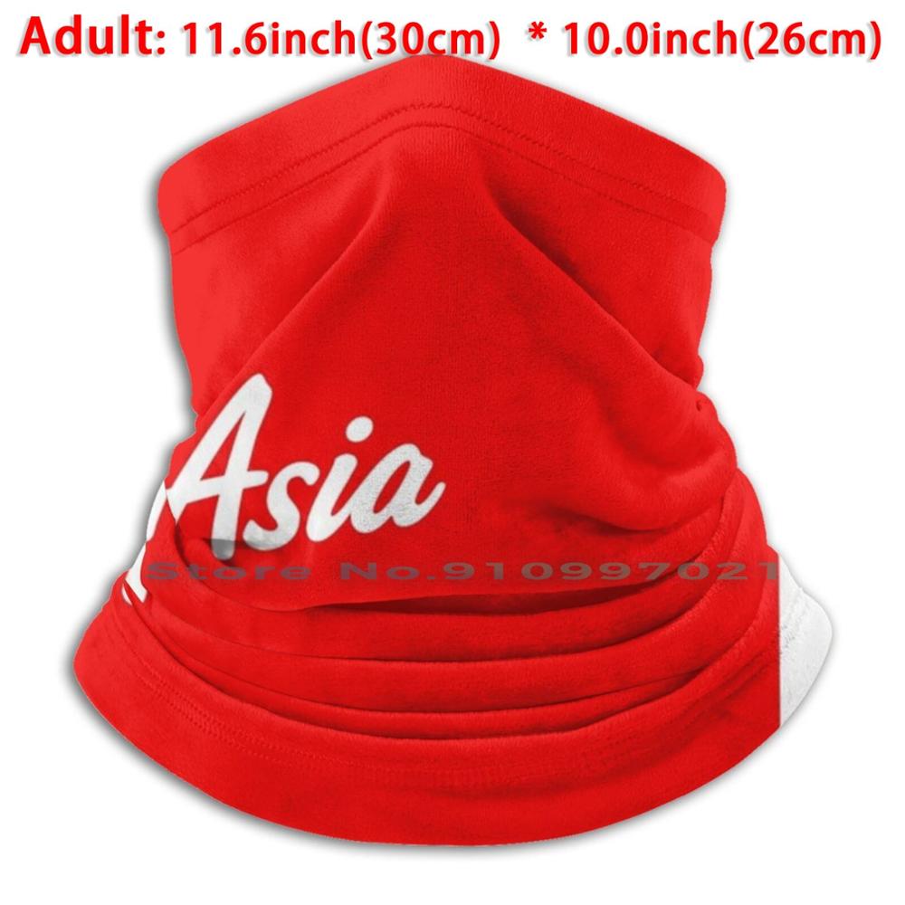 Air Asia Mask | | Apparels Scarf Mask Neck Warmer Face Wraps Foulard Bandana Mascarillas Airasia Aviation Fly Captain Pilot: Adult Scarf Mask