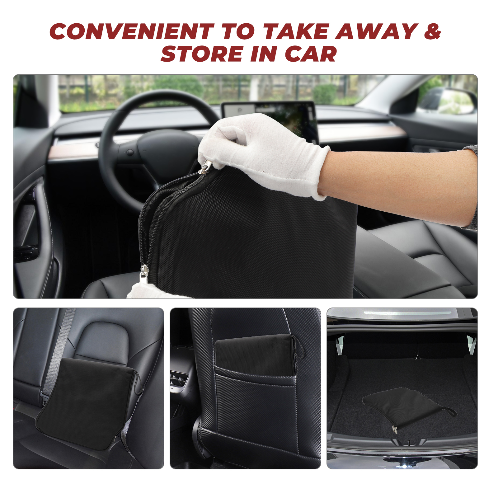 Lade Opbergtas Model 3/Y Stuurwiel Bureau Opslag Voor Tesla Model 3 Modely Laptop Lade Driver Mount stand Draagbare Tas Case