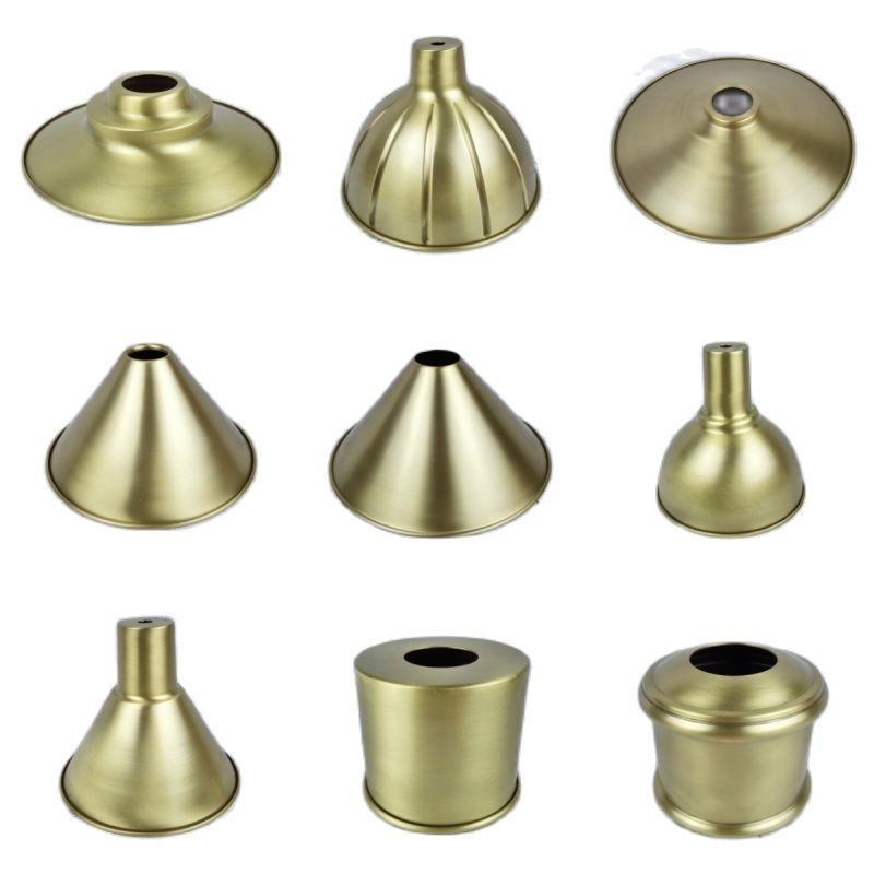 Messing Lampenkap Minimalistische Industriële Stijl Japanse Bureaulamp Vloerlamp Wandlamp Hal Diy Verlichtingsaccessoires