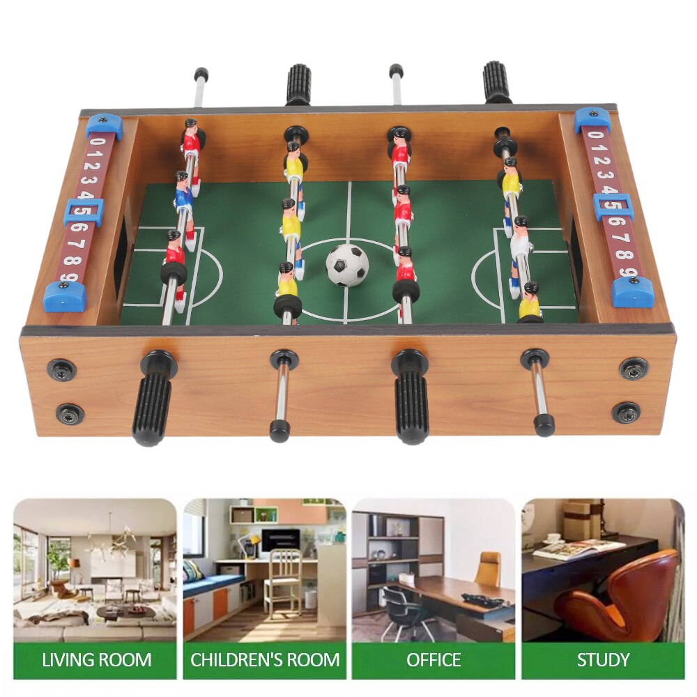 Mini Tabletop Foosball Game Table-Portable Football Soccer Game Set 2 People Pub Bar Party Board Game for Adults Children