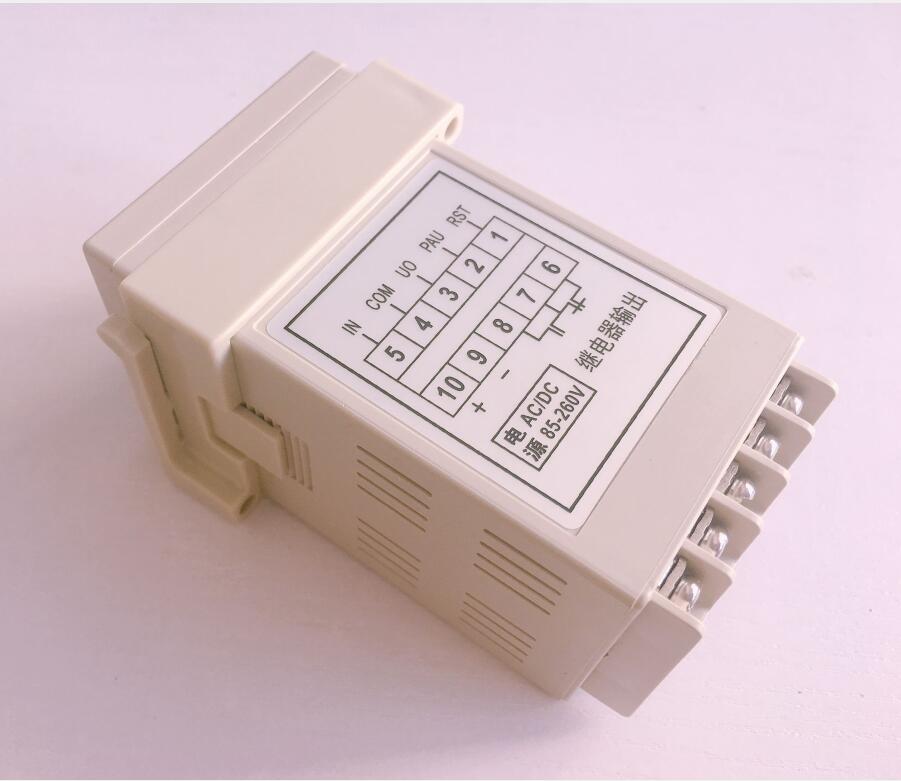 Contador de pantalla Digital HB482, doble relé de retardo, AC/DC85-260V, instrumento de medición digital