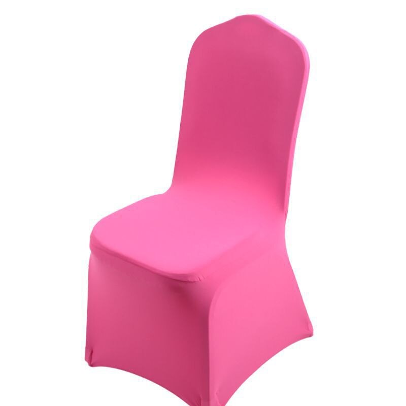 Housse de chaise élastique de couleur unie, pour Banquet, mariage, hôtel, maison, décor de maison: 04