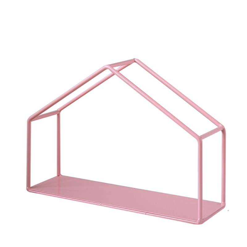 Wedding Dessert Tray Cake Stand Dessert Wedding Party Birthday Decoration Plate Cake Biscuit Display Metal Material Tray: Pink-S