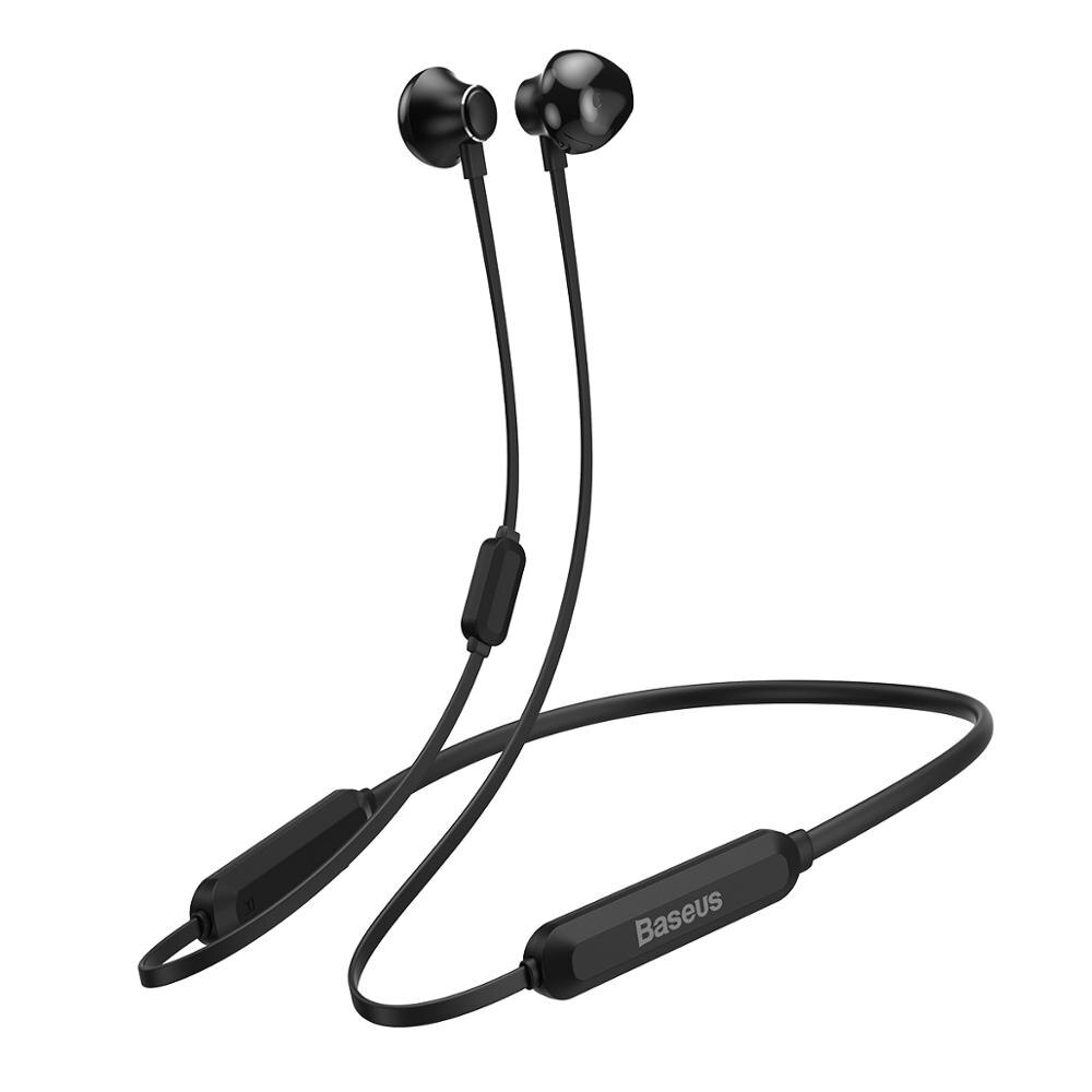 Baseus  s11a bluetooth høretelefoner sport trådløse hovedtelefoner trådløse høretelefoner bluetooth headset til iphone xiaomi 9: Default Title