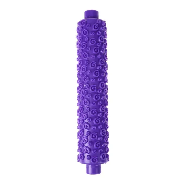 Roller Kuchen Dekorieren Geprägte Nudelhölzer Strukturierte Antihaft Fondant Gebäck Icing Ton Teig Roller Küche Backen Werkzeuge: violet