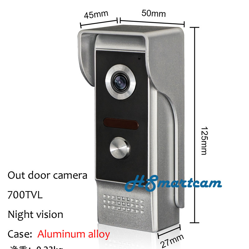 Ambtenaren Beheren Raap Home Security Deur Camera 700TVL Nachtzicht (Case Aluminium) voor Video  Intercom Deurbel Systeem Deurtelefoon Bell – Grandado