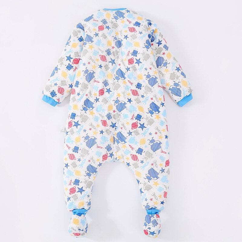 26/5000 Baby Split Been Slaapzak Jongens En Meisjes Gender-Neutraal Winter Dikke Stijl Met Voet Kick Door Kinderen pyjama