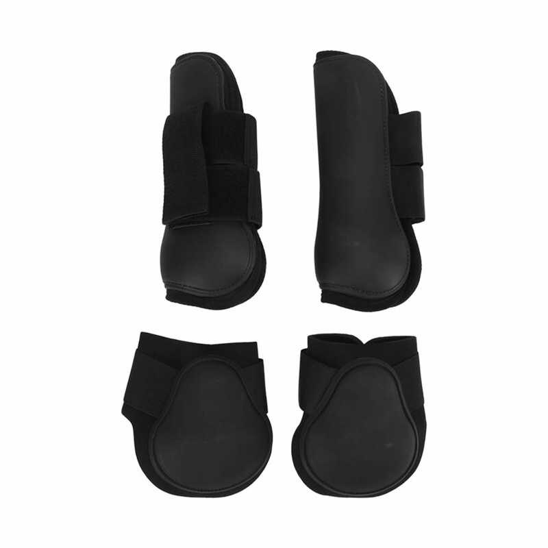 Paard Pees Brace Guard Pu + Neopreen Paard Been Laarzen Voor Paard Benen Voor Rijden: large