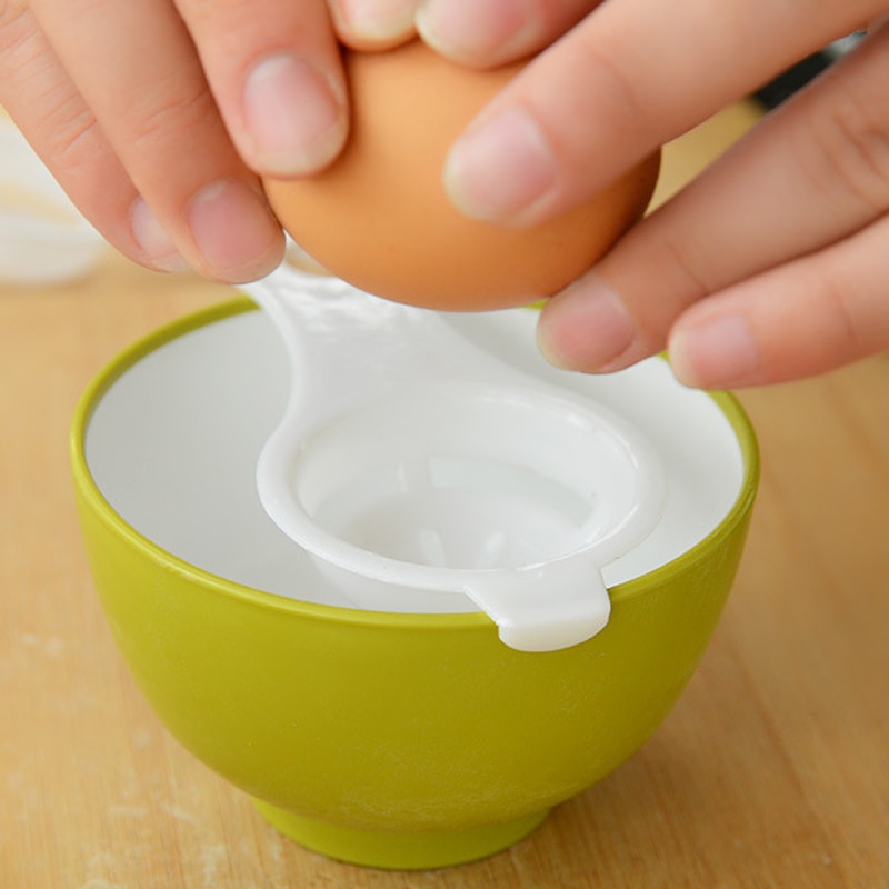 1 stks/partij Eco Vriendelijke Eigeel White Separator Ei Divider Bakken Tools voor Gebak Gebak Keuken Accessoires Gadgets Bakvormen