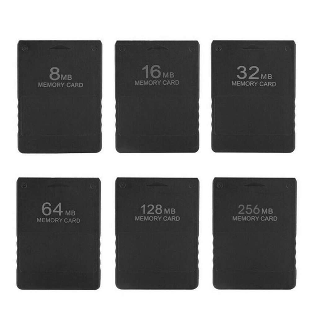 TecLine 128MB Black Memory Card For PlayStation 2 (PS2) - OEM Packaging