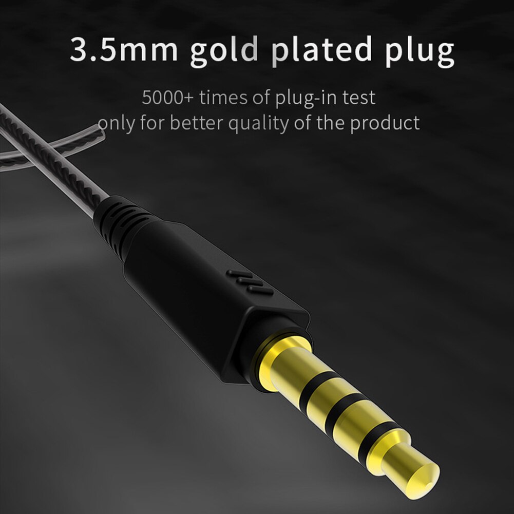 QKZ AK6 106dB 1.2m High Fidelity Wire Earphones Universal 3.5mm Sports In-ear HiFi Sound Earphone for Phones Tablet Durable line