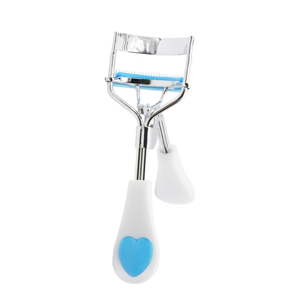 1PC Dame Professionelle Wimpern Curler Mit Kamm Pinzette Eisstockschießen Wimpern Clip Kosmetische Auge Schönheit Werkzeug maquillaje: Lila