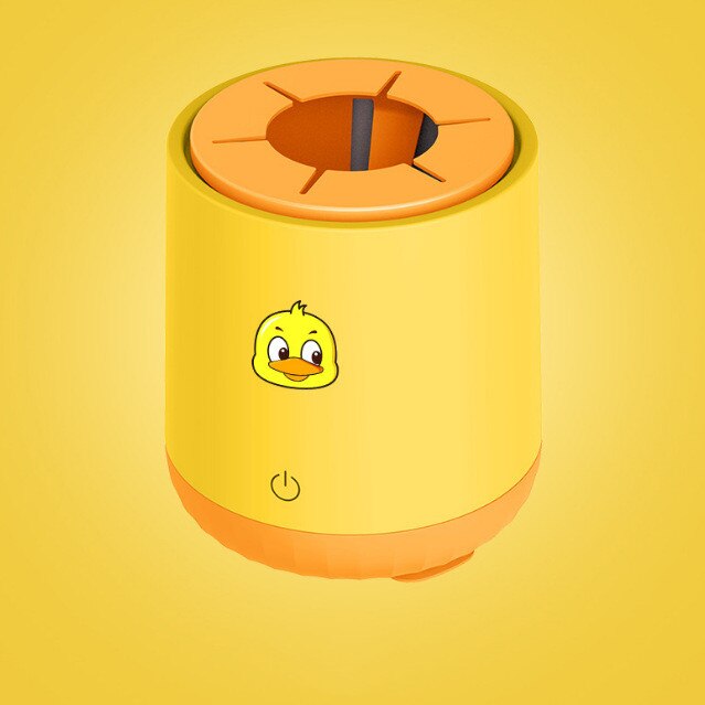 Usb Oplaadbare Smart Baby Blender Automatische Melkpoeder Blender Machine Verstelbare Baby Melk Shaker Babyvoeding Accessoires: Yellow Duck