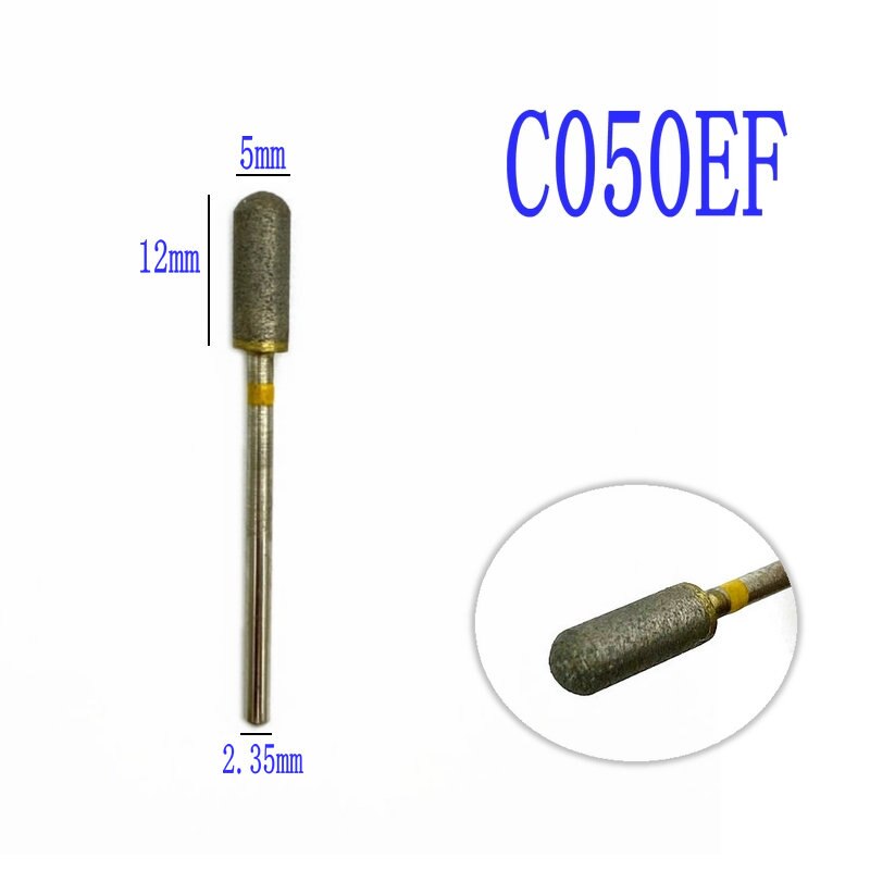 Fuly- Sintered Diamond HP Polisher Grinder for Polishing Trimming Drill 2.35mm Shank Dental HP Polishing Burs