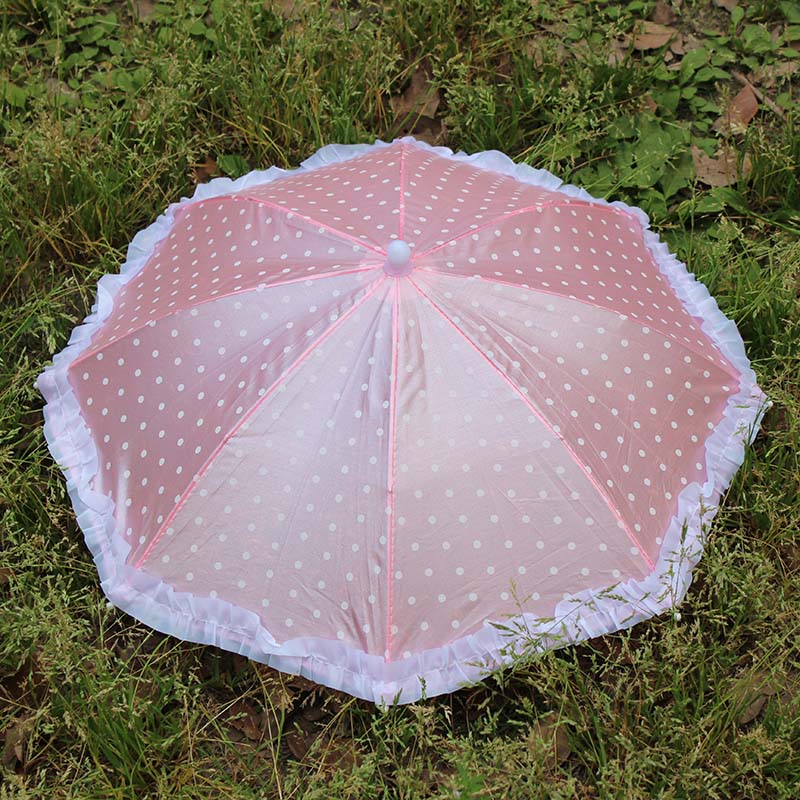 YADA Headwear Kappe Kopf Hüte Tragbare Kopf Regenschirm Hütte Angeln Kappen Punkt Spitze Regenschirm Sport Kappe Handarbeit draussen Regenschirm YD153: Rosa Deckel