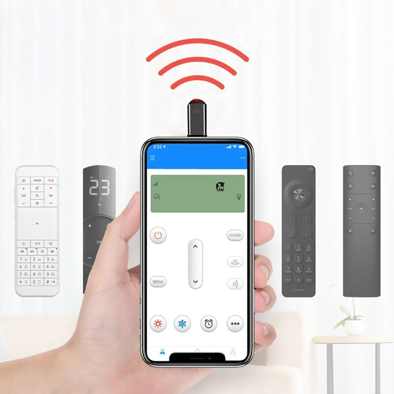 IR Appliances Wireless Infrared Remote Control Adapter Micro-USB Interface Universal Mobile Phone Remote Control