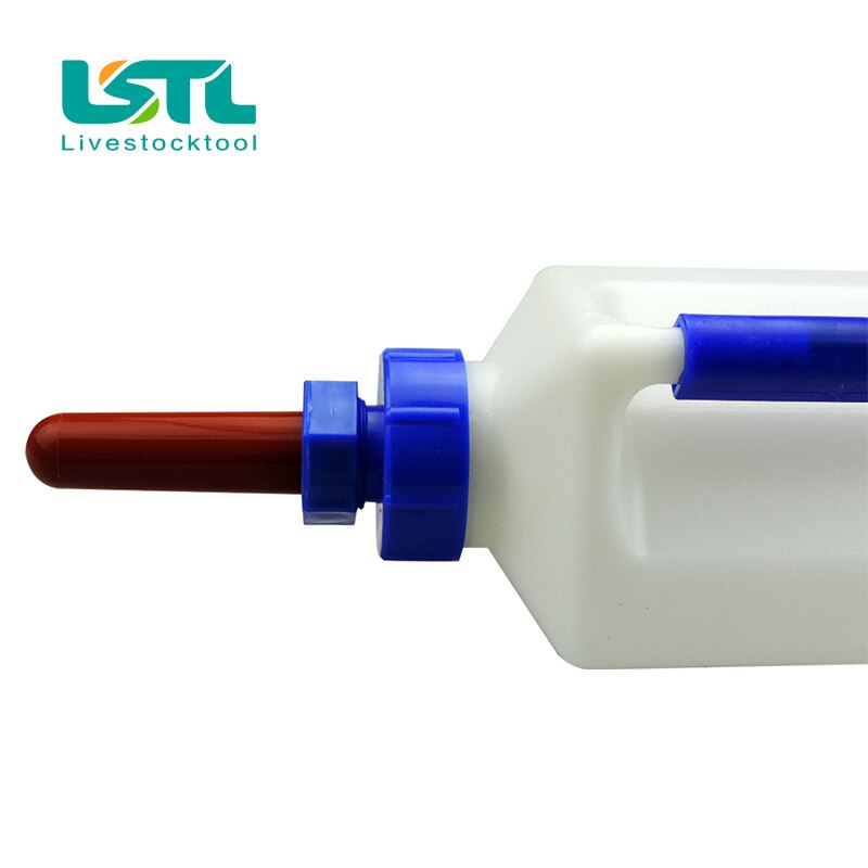 1 st nappflaska för kalvmjölk för lammkalv för utfodring av mjölkkruka liten valp gris och lamm