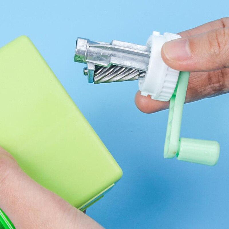 Sacapuntas Manual para Aprendizaje de dibujos animados, papelería, sacapuntas automáticos, suministros para el aula, para niños