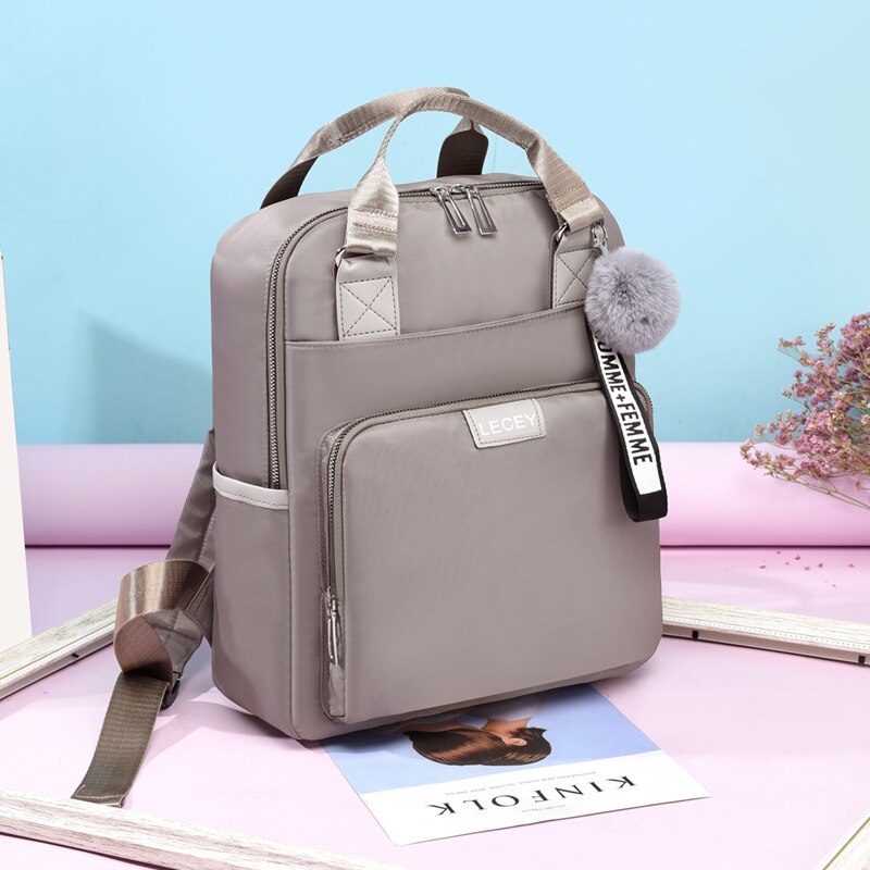 Stijlvolle Waterdichte Laptop Vrouwen Rugzak Dames Mode Rugzak Voor Meisjes Zwarte Rugzak Vrouwelijke Grote Roze Tassen Mochila