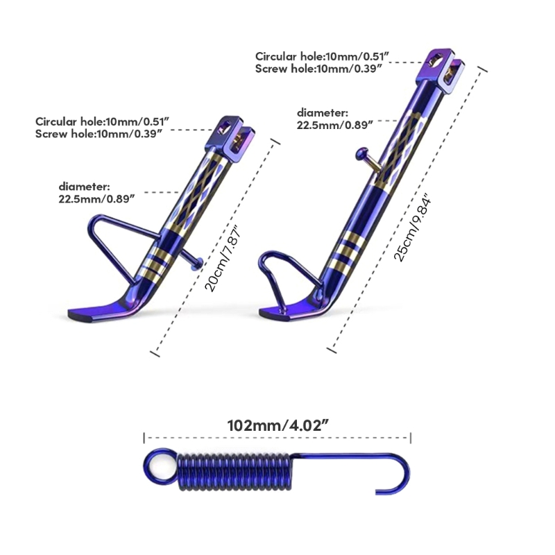 Ständer seitlicher Seitenst änder halter Motorrad parkplatz halter Fuß verstellbarer Ständer Fuß seitlicher Ständer Stativ halter