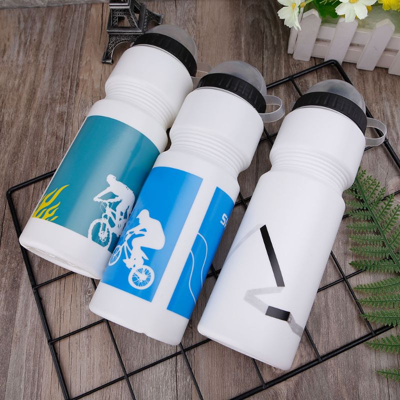 750Ml Water Fles Draagbare Fiets Wandelen Camping Outdoor Sport Lichtgewicht Plastic Drinkbeker Mtb Fiets Accessoires