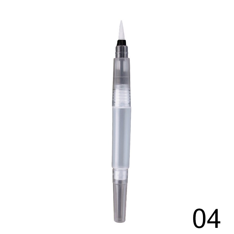 Pinceau rechargeable couleur de l'eau pinceau crayon Portable doux aquarelle pinceau stylo pour débutant peinture dessin Art fournitures: 04