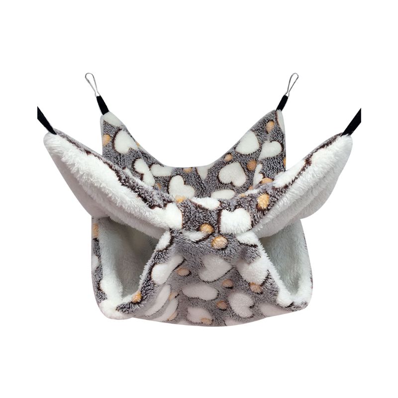 Hamac Tunnel pour petits animaux, lit-balançoire, nid de couchage, furet de Rat, jouet Cage, hiver