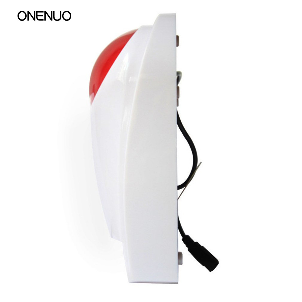 110 dB outdoor portable siren alarm ,wireless remote siren with PIR sensor