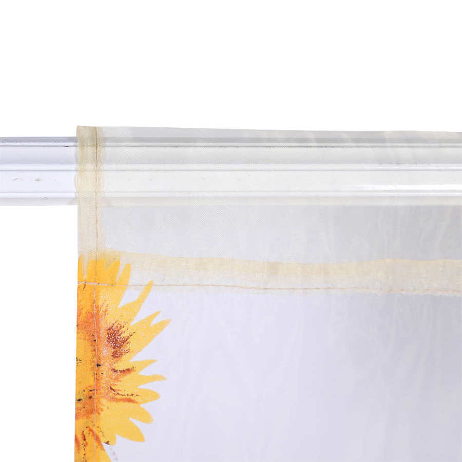 Polyester Floral Voile Net Pattern Valances Window Curtain Living Room Decor