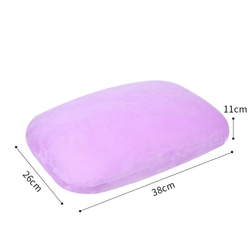 Petit oreiller de sieste pour bureau pause déjeuner coussin de repos coussin étudiant sieste sommeil récupération lente mémoire coton oreiller: purple pillow