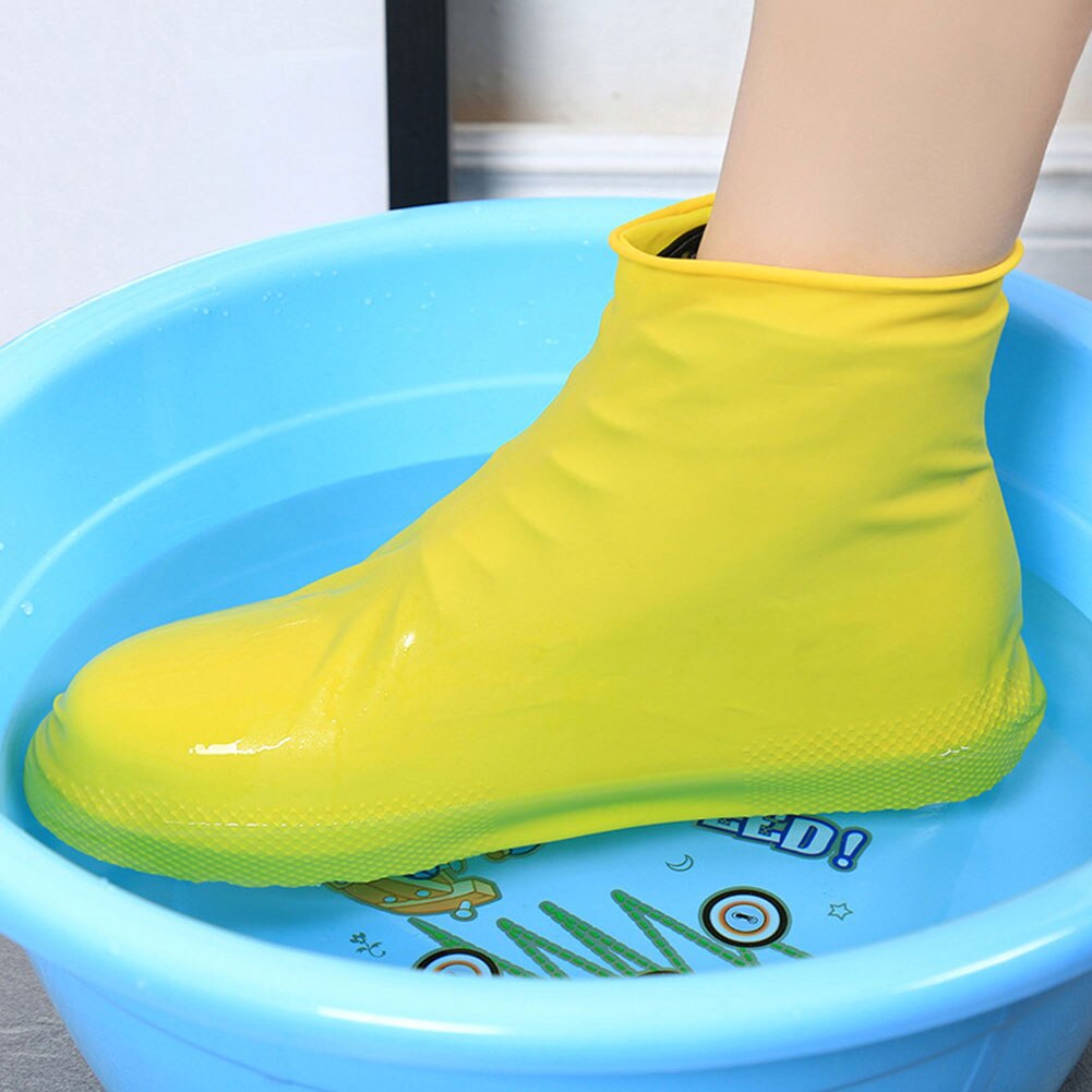 Antislip Waterdichte Regen Herbruikbare Schoenen Covers Alle Seizoenen Rubber Rain Boot Overschoenen Mannen Vrouwen Schoenen Accessoires