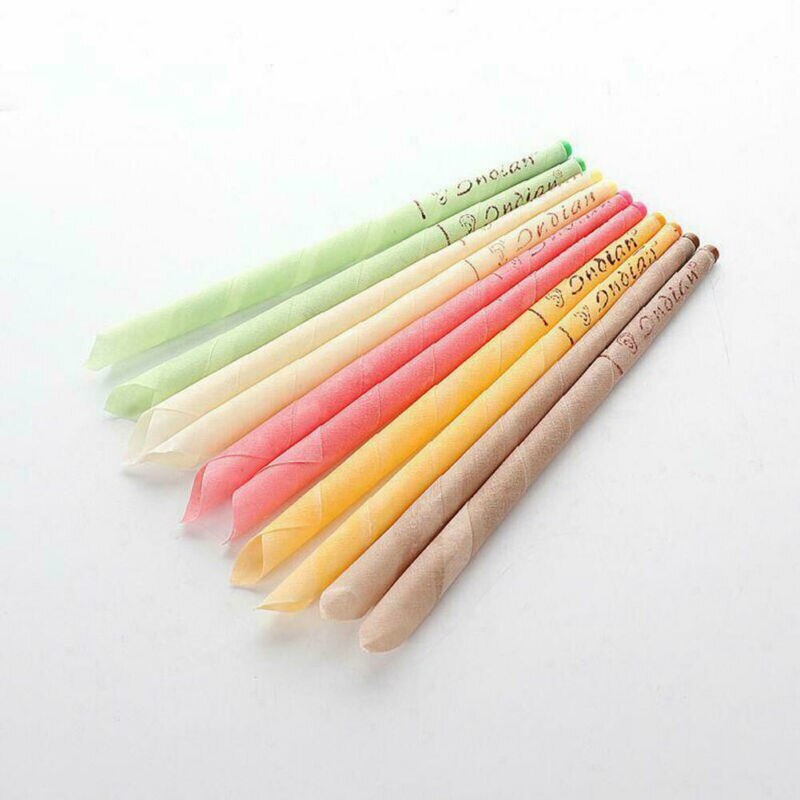 10Pcs Ear Wax Cleaner Removal Coning Fragrance Candles Healthy Hollow