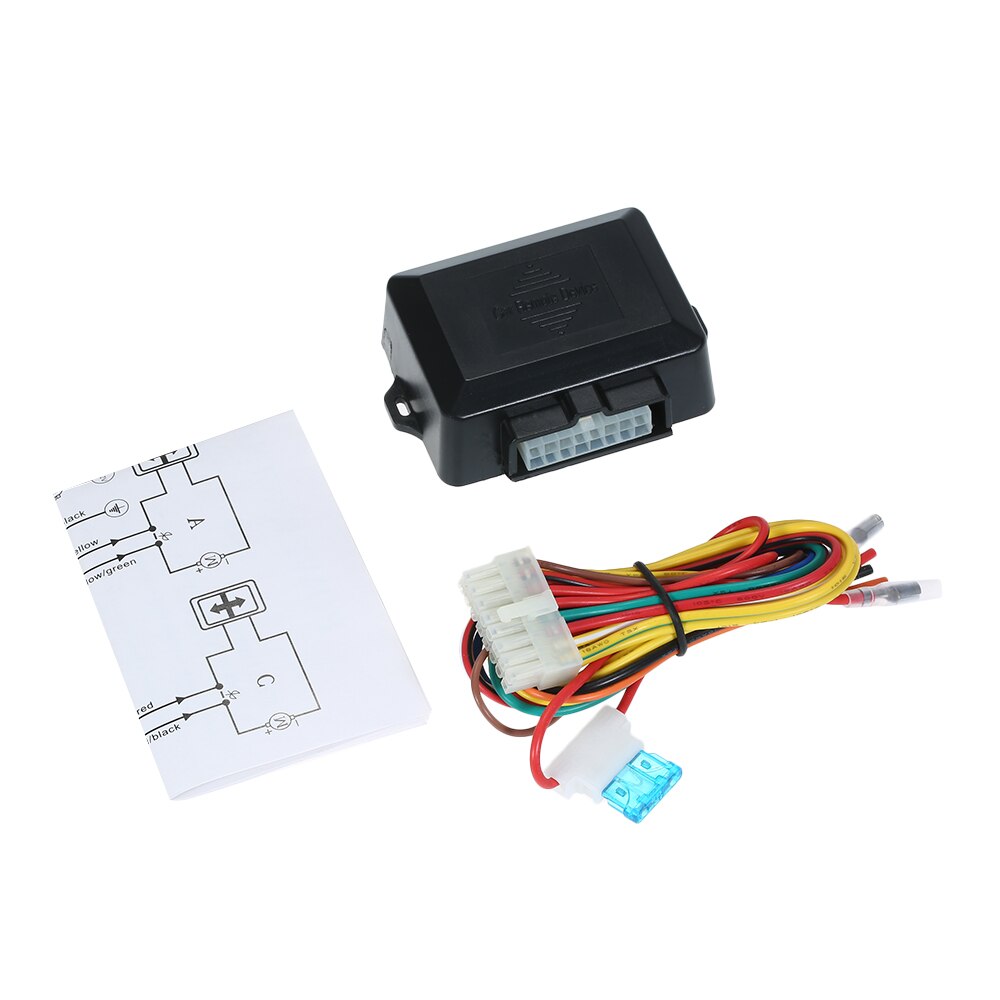12v biler automatisk intelligent el-luk vinduer lukker kit modul auto el-rude kontrol vindue åben lukker modul