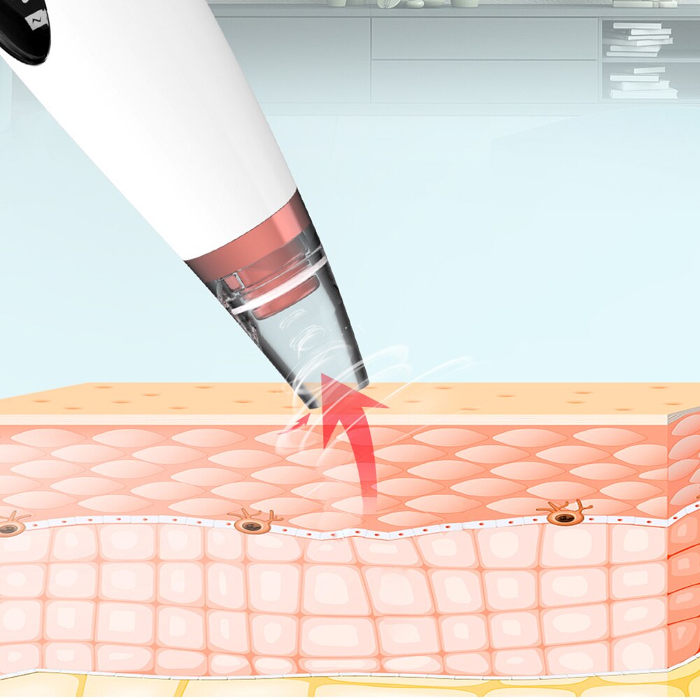 Small Bubble Blackhead Instrument Blackhead Removal Device Electric Face Cleaner Water Circulation Skin Beauty Instrument USB