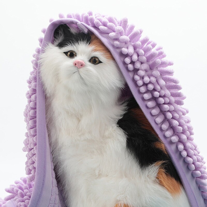 Dog Towel Microfiber Ultra Absorbent Quick Dry Lint-Free Pet Bath Towels TN99