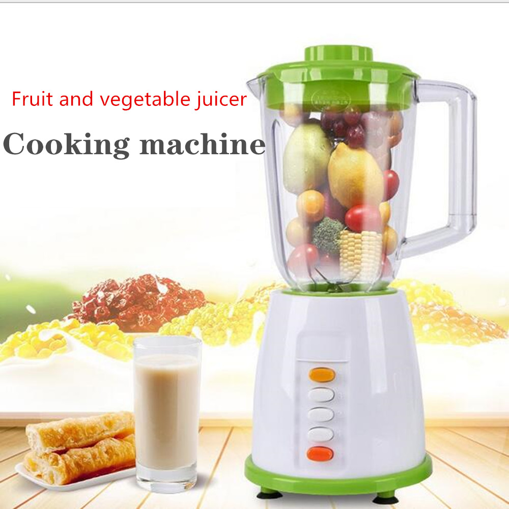 2000ml Multifunctional Nutrition Cooking Machine Fruit Vegetable Juicer Electric Meat Grinder Portable Blender Machine