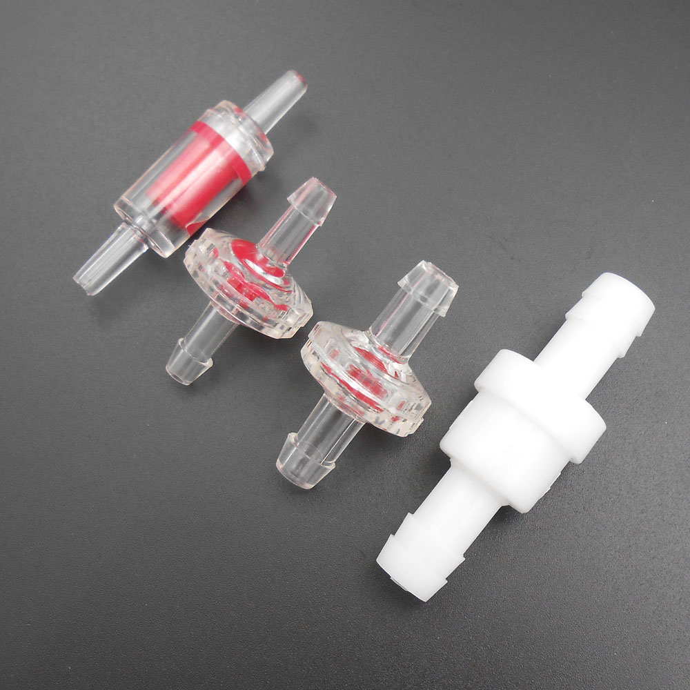 1PC 4MM 5MM 7MM 10MM Equal-Diameter Stop Valve Anti-backflow Check Valve For Silicone Hose Aquarium FIsh Tank MM M5 *FD870-873
