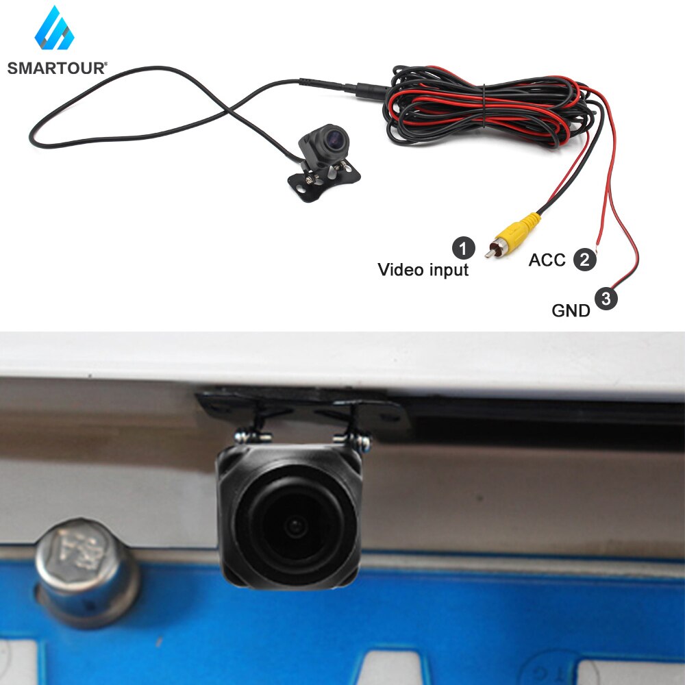 Car Intelligent Dynamic Trajectory Moving Guide Parking Line Rear View Reverse Backup Track Camera For Android DVD Monitor