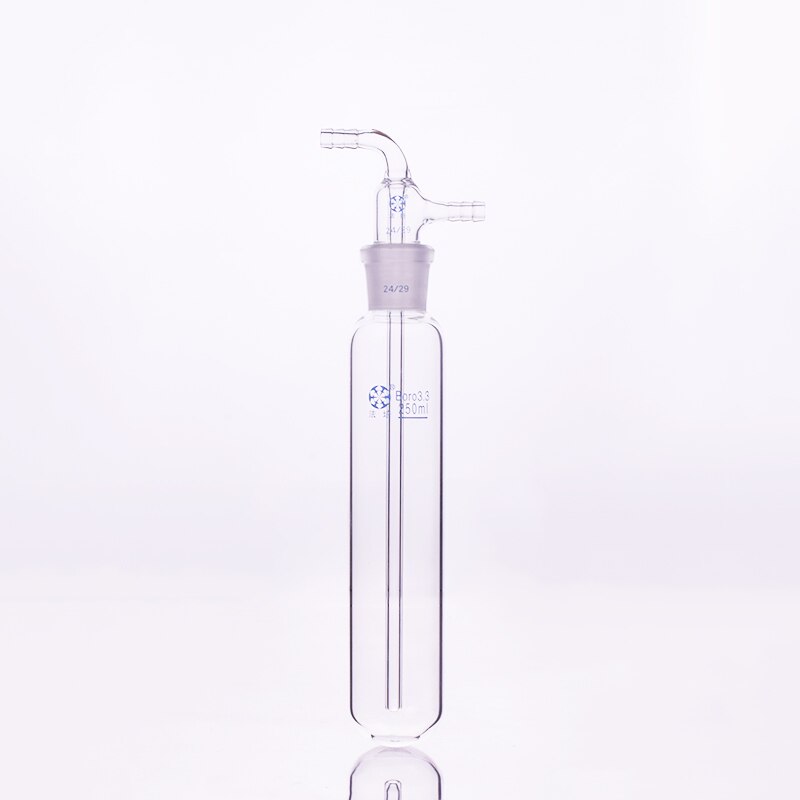 Hydrazine with ground mouth 24/29,Capacity 250ml,Detachable straight cold hydrazine,Split straight cold trap