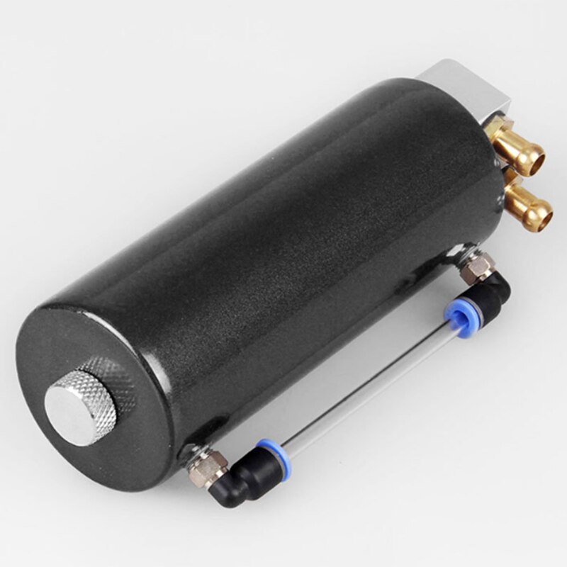 350ML Aluminum Racing Oil Catch Tank Can Round Can Reservoir Turbo Oil Catch Can Can Catch Universal