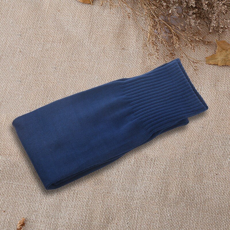 Calcetines altos deportivos para hombre, medias largas de béisbol, Hockey y fútbol, Color Azul Marino