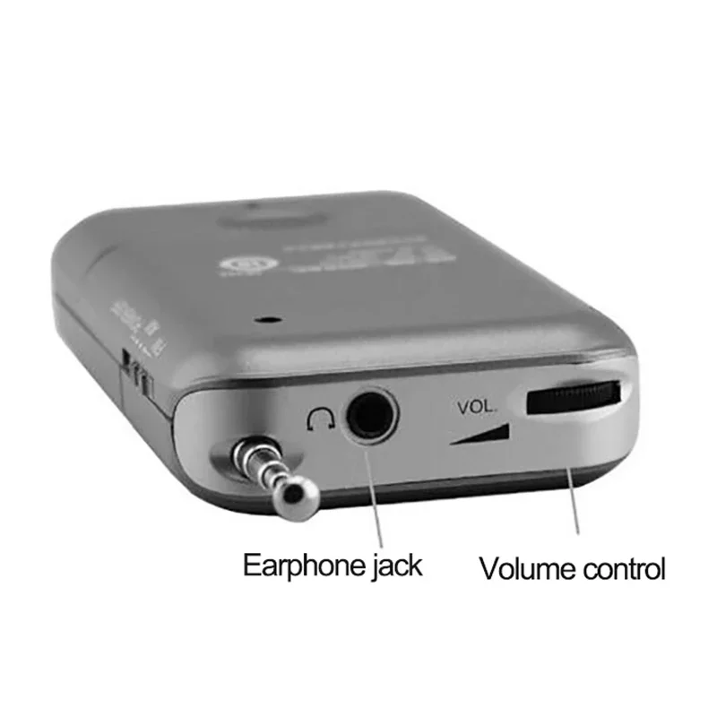 Degen Radio DE333 AM/FM Receiver Portable Mini Handle Portable Pocket Size Two Band FM Radio Recorder High Sensitivity Radio