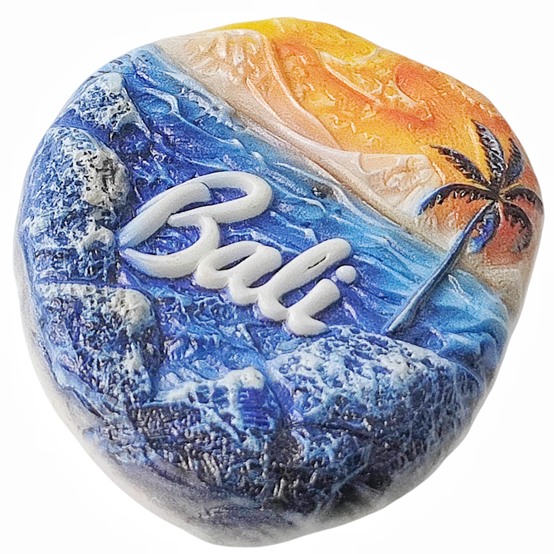 Bali Indonesia 3D Fridge Magnet Souvenir ,Resin Handmade Bali Refrigerator Magnet Home Decoration Collection