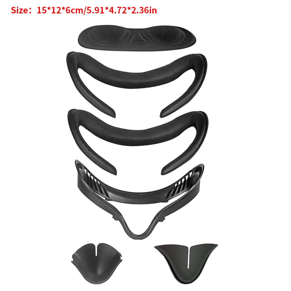 6Pcs Eye Mask Cover Voor Oculus Quest 2 Vr Glas Cover Transpiratie Lens Kussen Protector Eye Cover Pad Voor oculus Quest 2